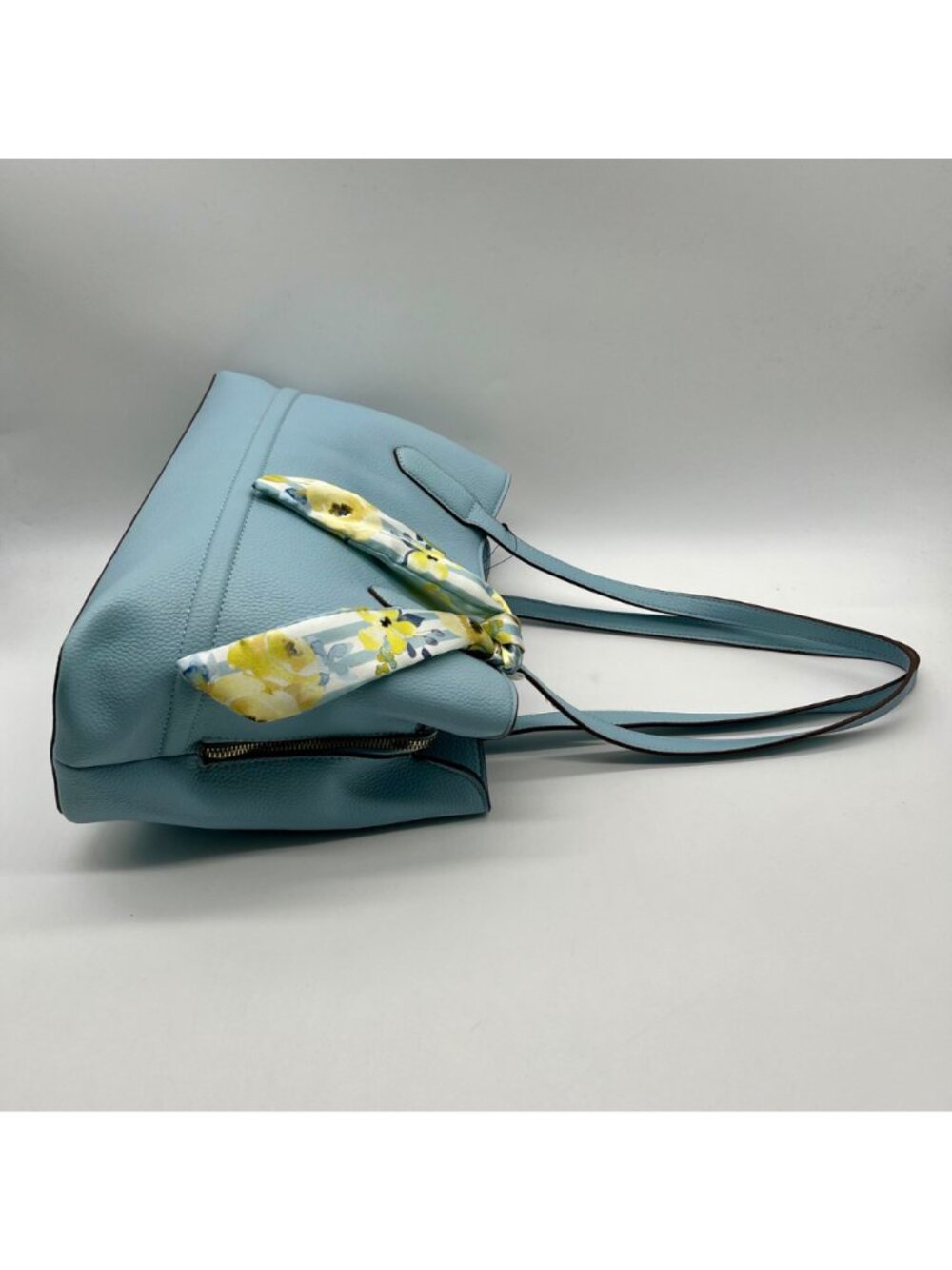 Nanette Lepore Ice Blue Kassandra Triple Section Shoulder Bag - Picture 4 of 10